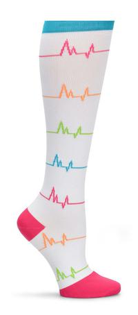 Compression Socks White S by Sofft Shoe (Nurse Mates), Style: 883761W-MULTI